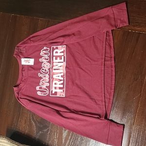 Thin long sleeve Justice shirt